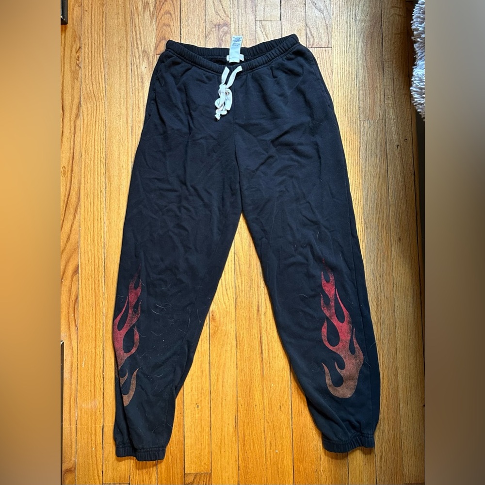 Women’s Sz Small Black Drawstring Joggers from Garage Clothing